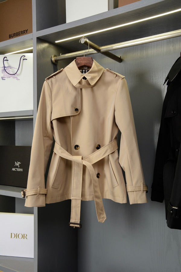 Bur 25 Short Trench Coat Cotton 235676