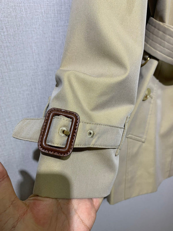 Bur 25 Chelsea Short Coat Beige Cotton 235677