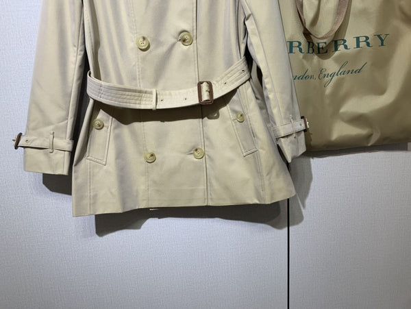 Bur 25 Chelsea Short Coat Beige Cotton 235677