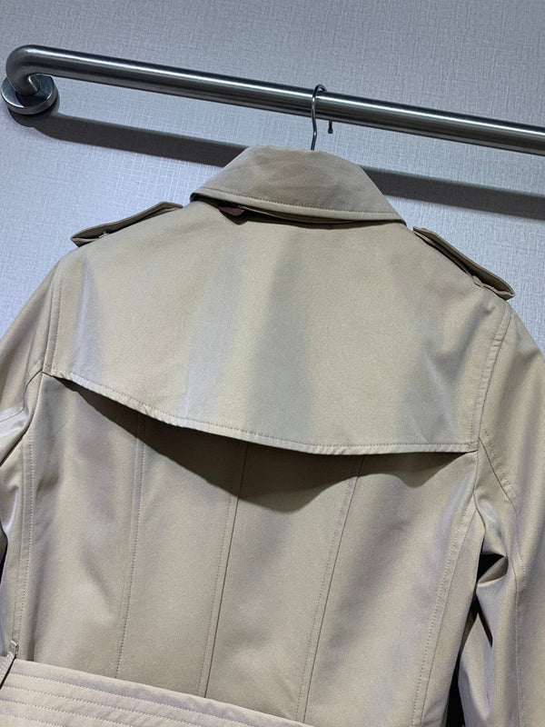 Bur 25 Chelsea Short Coat Beige Cotton 235677