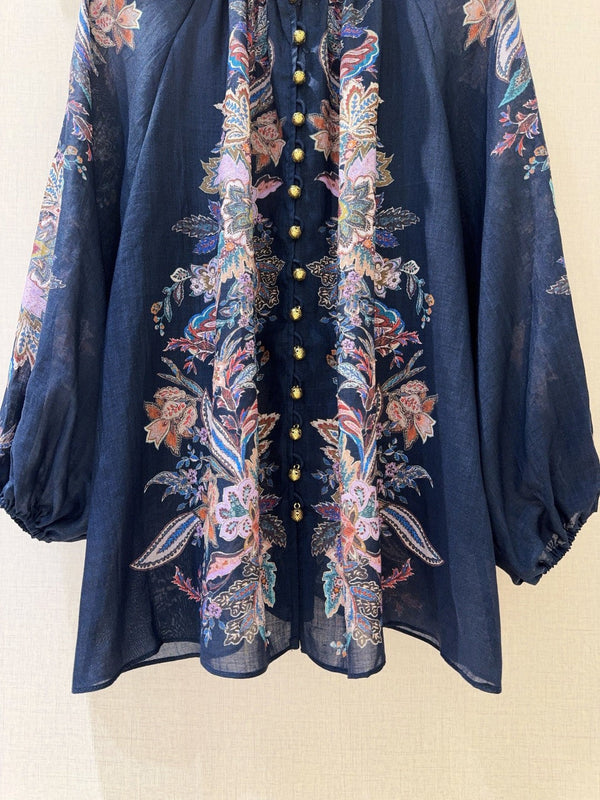 Zimmermann 25 Blouse Linen Silk 026