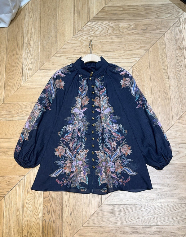 Zimmermann 25 Blouse Linen Silk 026