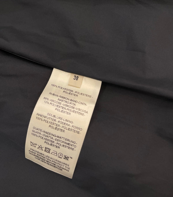 HM 25 Long Coat Blue Black Polyester 264290