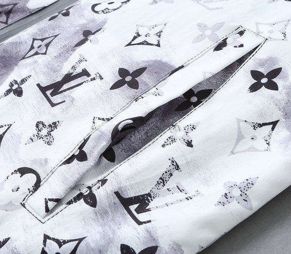 LV DOUBLE-SIDED JACKET BLACK AND WHITE 238980