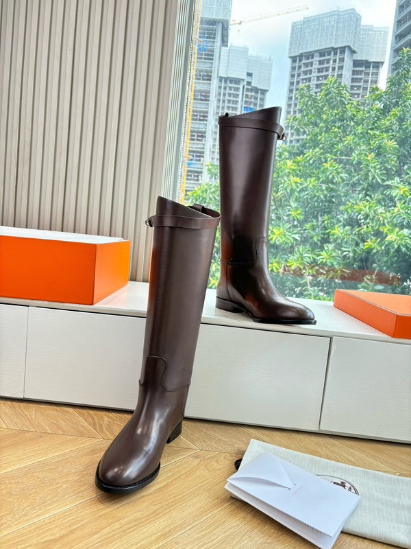 Hermes 2025 Boot Dark Brown Calfskin 506866