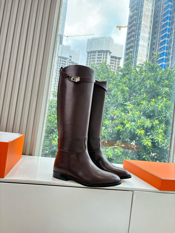 Hermes 2025 Boot Dark Brown Calfskin 506866