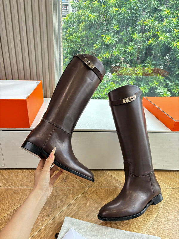 Hermes 2025 Boot Dark Brown Calfskin 506866