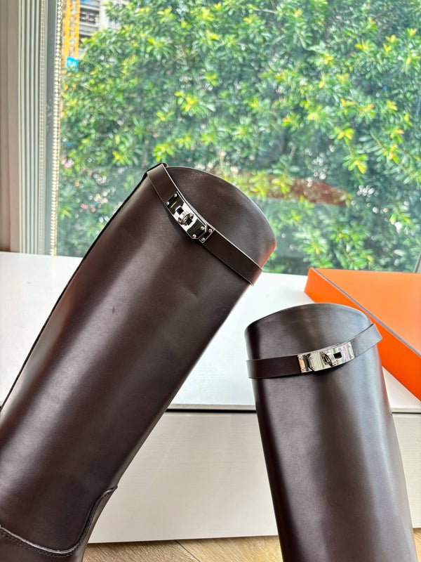 Hermes 2025 Boot Dark Brown Calfskin 506866