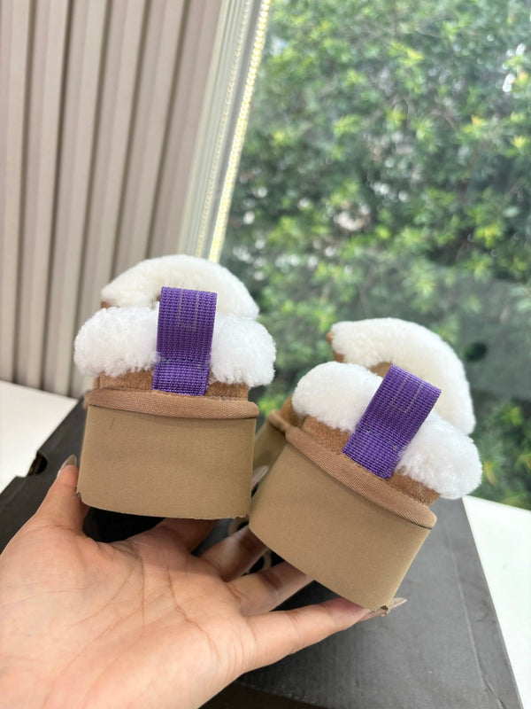 UGG Australian Shepherd Theia Platform Warm Wool Suede 525936