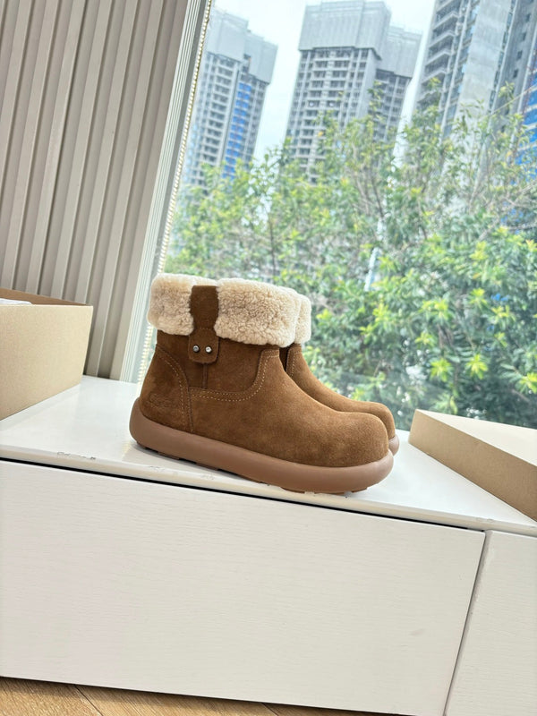 UGG Jorie Boots Warm Brown Wool Suede 525941