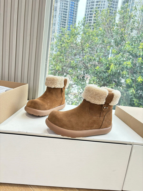 UGG Jorie Boots Warm Brown Wool Suede 525941