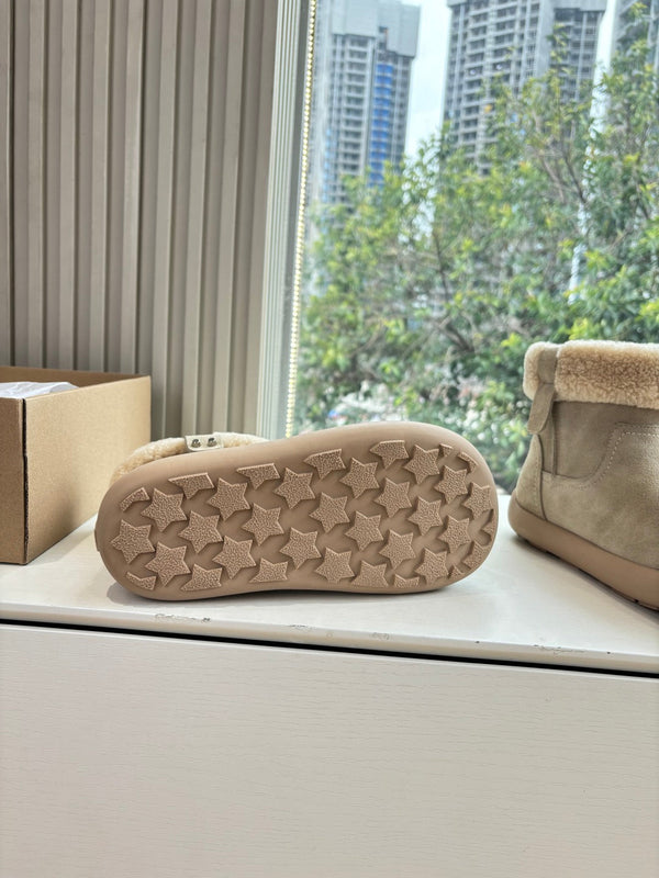 UGG Jorie Boots Warm Beige Wool Suede 525942