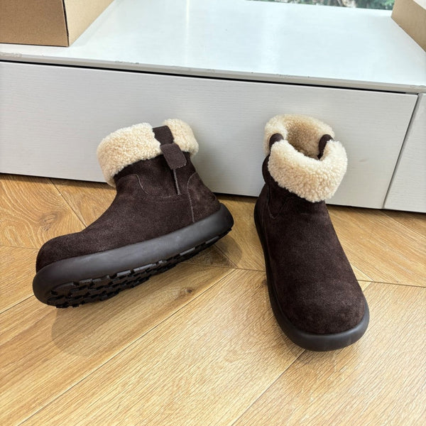UGG Jorie Boots Chocolate Wool Suede 525943