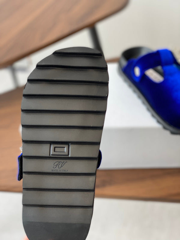 Viv 25 Slippers Blue Imported Flannel 350442