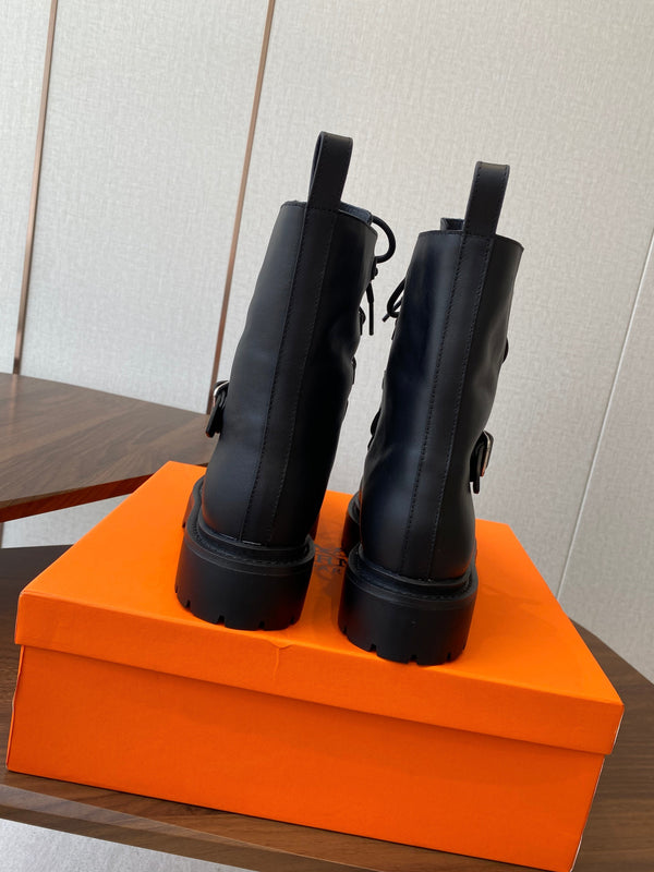 Stivali classici HM 25s in pelle di vacchetta nera 422588