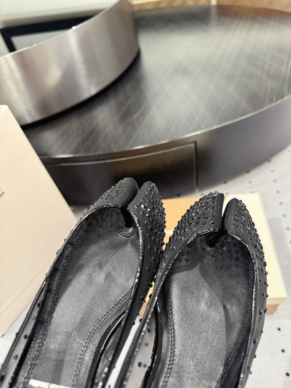 CL x Margiela 25 Diamond Black Fabric Lace Swarovski 296034