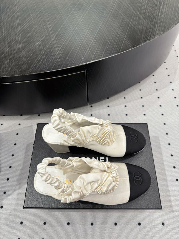 CC 25 Slingback Bianco Seta 306332