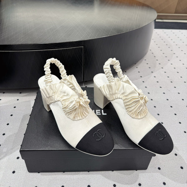 CC 25 Slingback Bianco Seta 306332