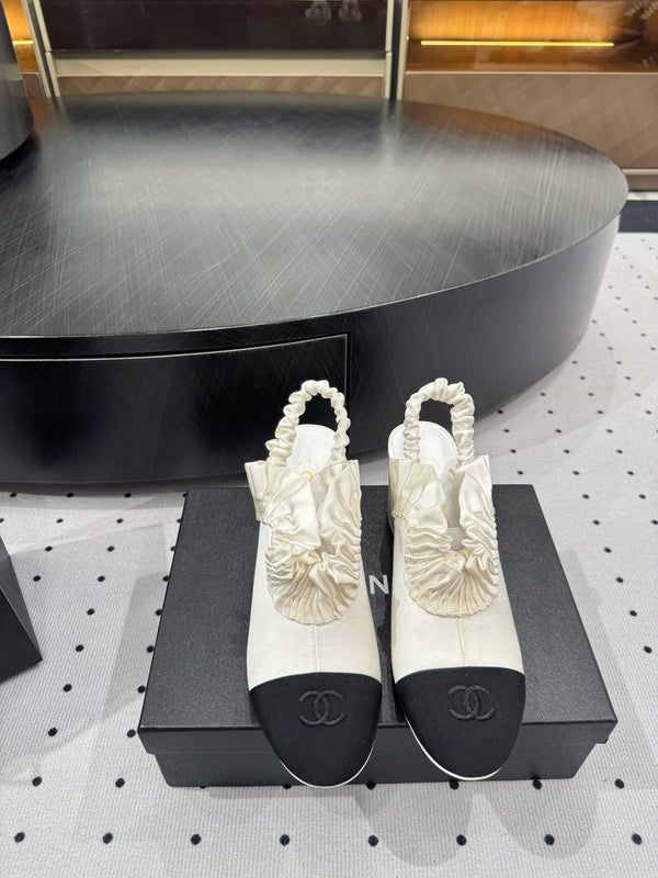 CC 25 Slingback Bianco Seta 306332