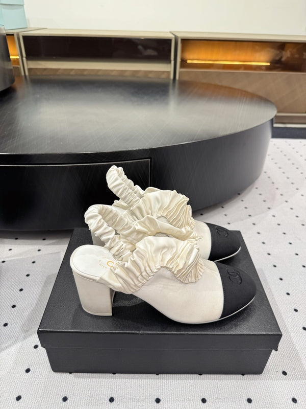 CC 25 Slingback Bianco Seta 306332