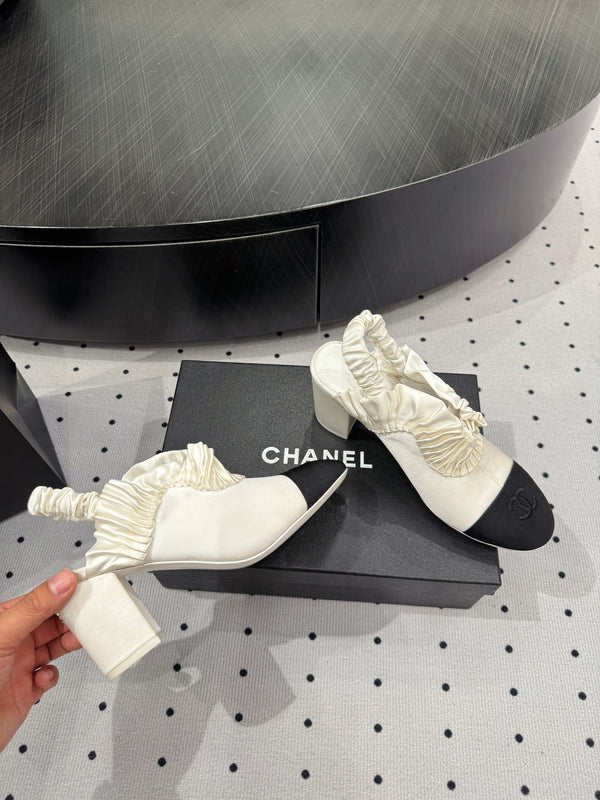 CC 25 Slingback Bianco Seta 306332