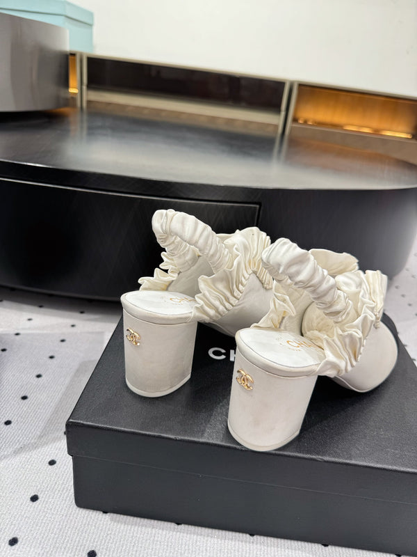 CC 25 Slingback Bianco Seta 306332