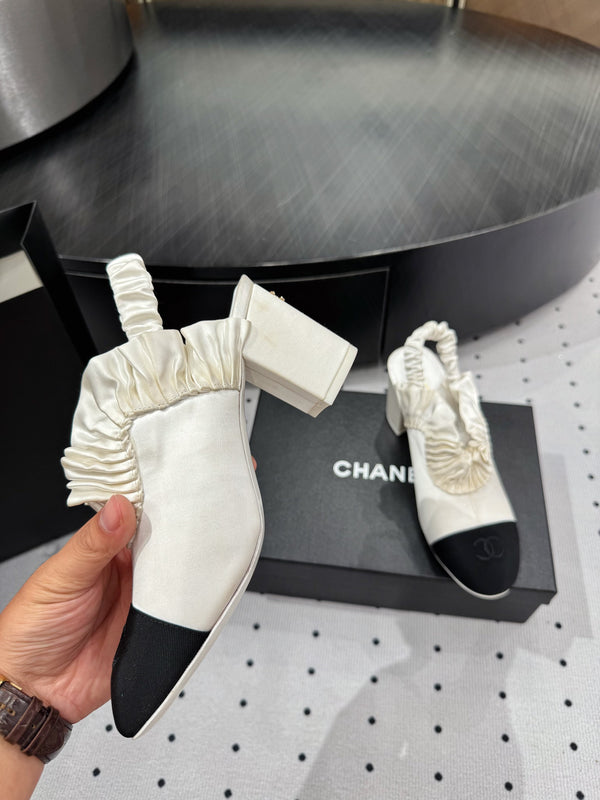 CC 25 Slingback Bianco Seta 306332