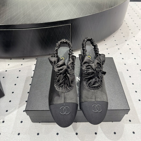 CC 25 Slingback Black Silk 306333