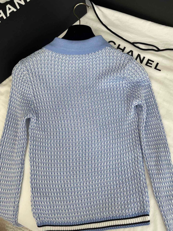 CC 25 Polo Collar Wool Tencel Nylon