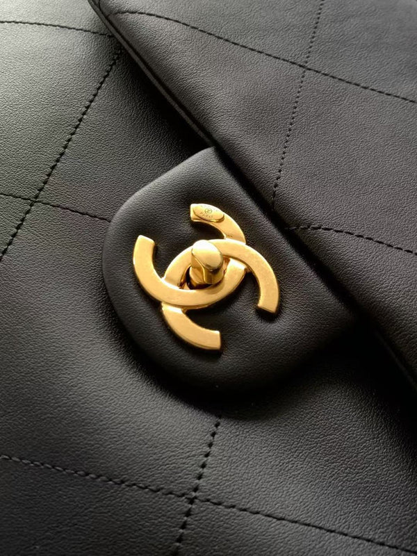 CC 2025 Bag 53cm Black Gold Calfskin 300852
