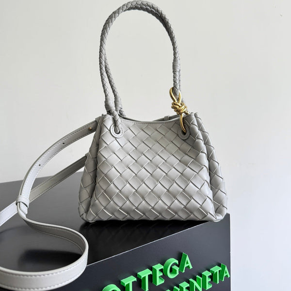 BV 25s Parachute Handbag 21cm Intrecciato Calfskin Leather GHW