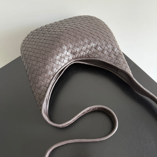 BV 25s Veneto Bag 27cm Deep Brown Calfskin Hardware