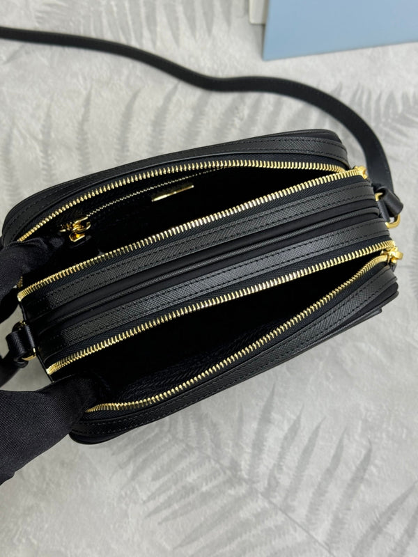 Prada Re-Edition 1978 Shoulder Bag 21cm Black Re-Nylon& Saffiano Leather