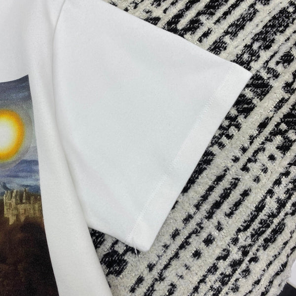 LV Round Neck T-shirt White Cotton