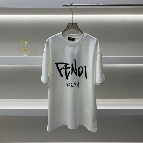 Fendi t-shirt Black White cotton