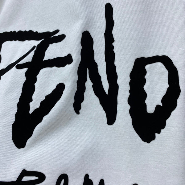 Fendi t-shirt Black White cotton