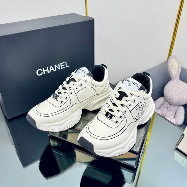 CC Sneaker White with Logo Cowhide 238621