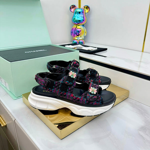 CC 25 Dad Sandals Multicolor Suede 331168