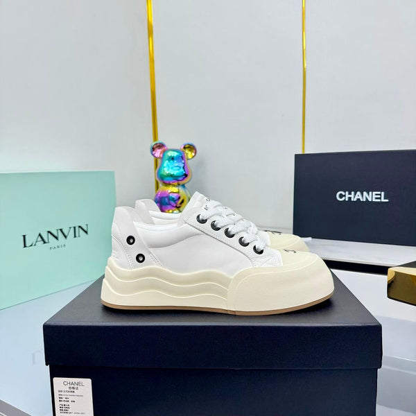 CC 25C Sneakers 50mm White Sheepskin Mesh 413844