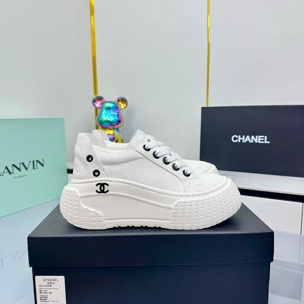 CC 25C Panda Sneakers White Sheepskin Mesh 413848