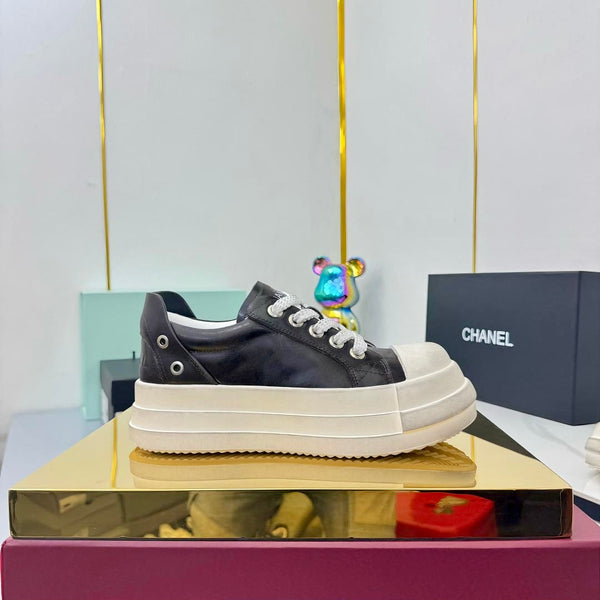 CC 25C Dirty Casual Sneaker Black White Sheepskin Rubber 413855