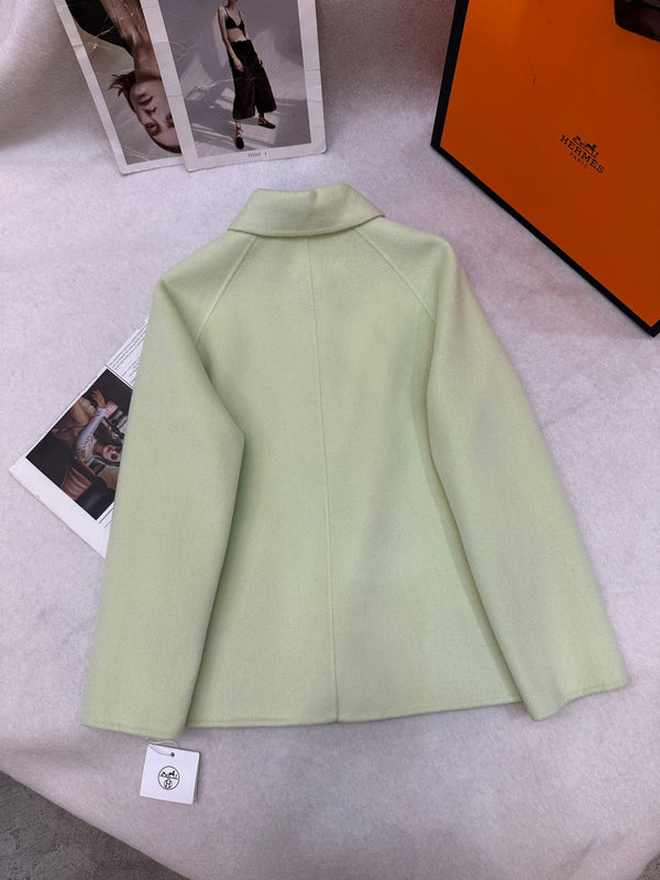 HM 25 Jacket Avocado Green Wool 02652