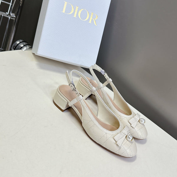 CD 25 Slingback Heel White 307172