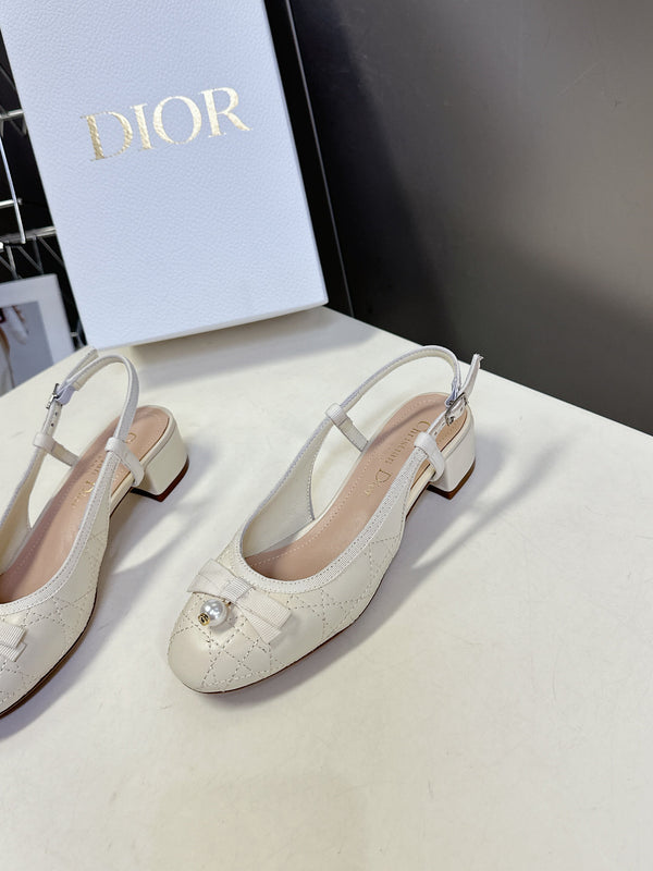 CD 25 Slingback Heel White 307172