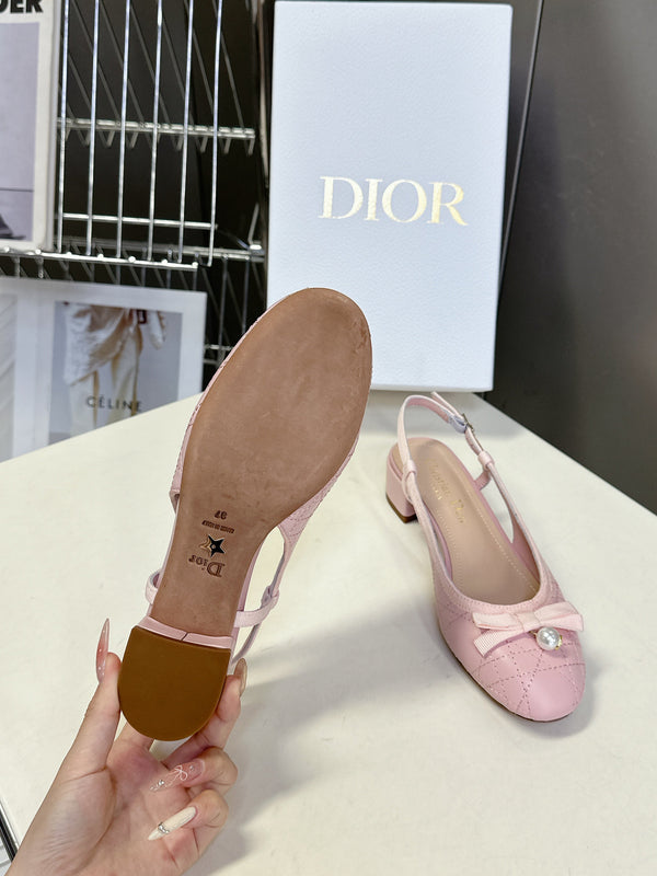 CD 25 Slingback Tacco Rosa 307173