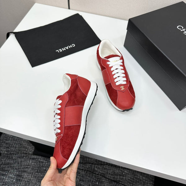 CC 25 Sneaker Red Suede Cowhide 331758