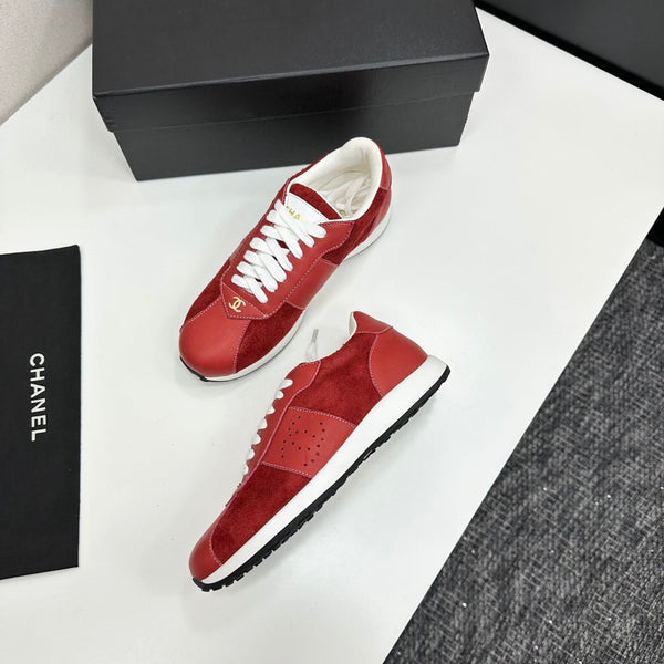 CC 25 Sneaker Red Suede Cowhide 331758