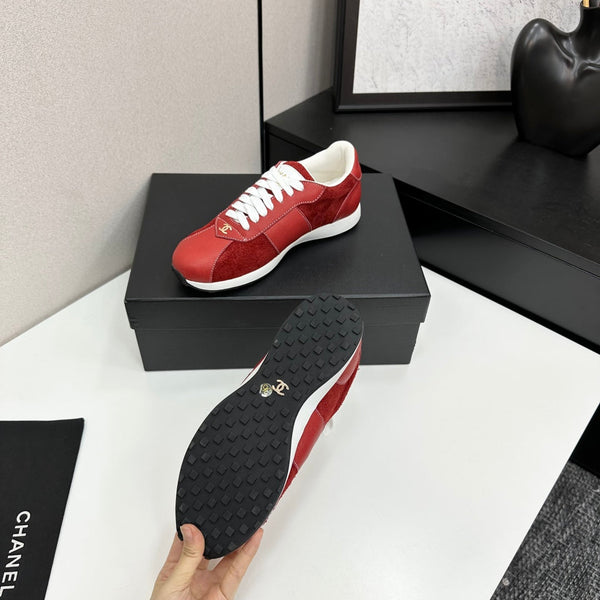 CC 25 Sneaker Red Suede Cowhide 331758