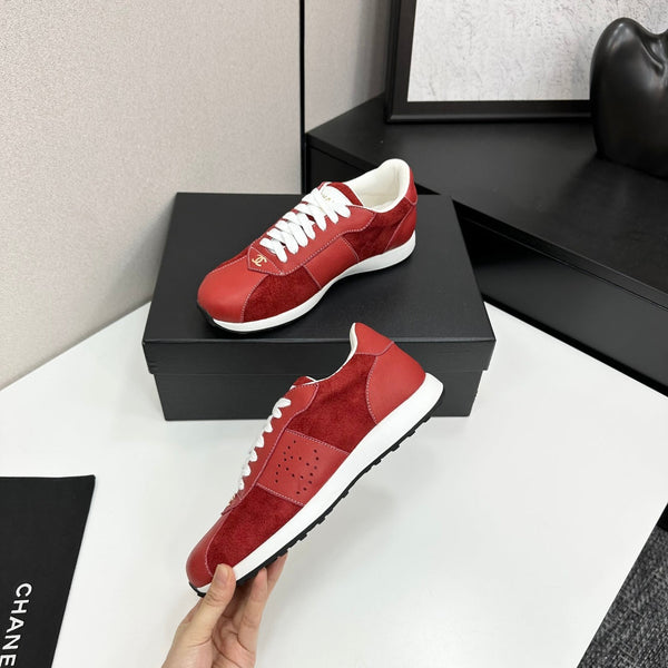 CC 25 Sneaker Red Suede Cowhide 331758