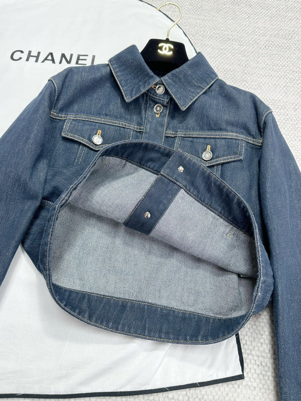 CC 25 Jacket Blue Denim Cotton